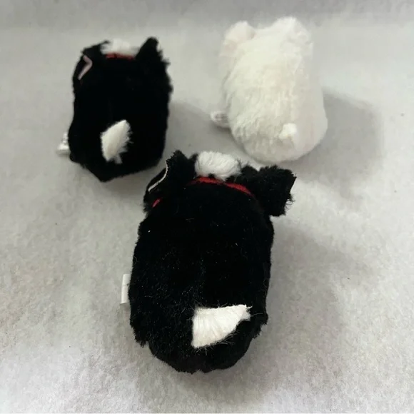 Set of 3 Dog Tsum Tsum Japan Disney Store French Bulldog Piglet Goofy - Picture 4 of 8